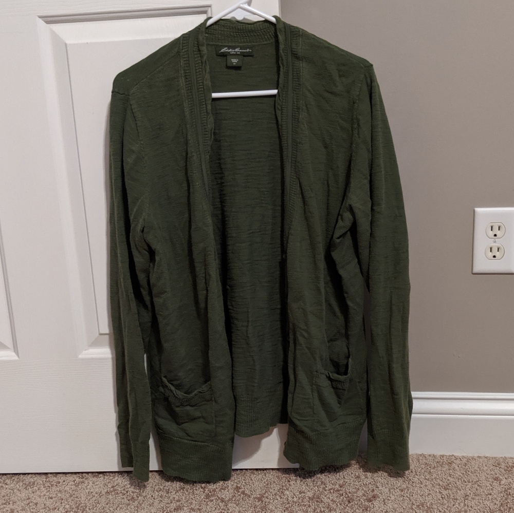 EUC Eddie Bauer Boyfriend Cardigan 2X